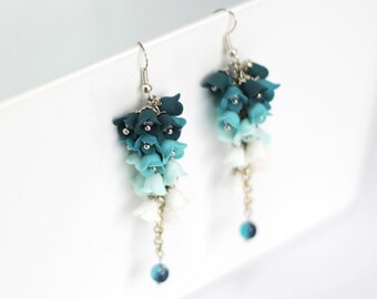 Earrings in bloom (Haladky, longer)