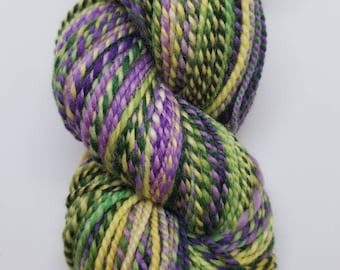 Pansies - Hand-spun yarn 100% Merino