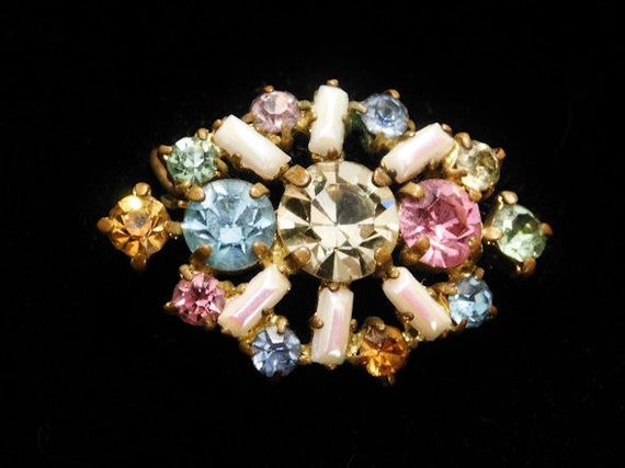 Rhinestone Brooch / Made in GERMANY