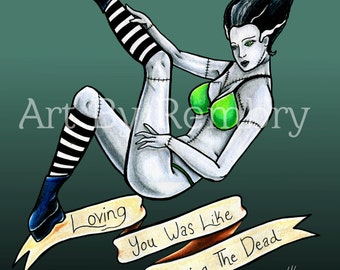 Bride of Frankenstein Pinup