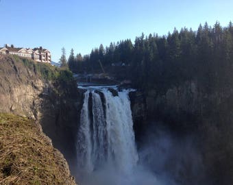 Before Spring at Snoqualmie Falls, Washington (2013)