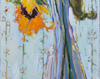 Sunny Disposition 6" X 12" Matted Archival Print