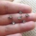 Swarovski Rhinestone Charms Clear Crystal 4mm Round lot of 20 pieces