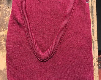 1970s Sears Kings Road Shop V Neck Sweater