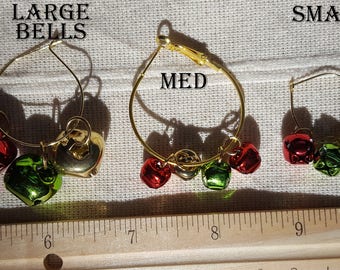Christmas Jingle bell earrings