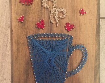 For the love of coffee string art