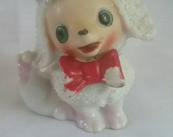 Vintage Poodle Figurine, Japan