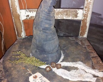 Primitive Grungy Witch Hat Halloween