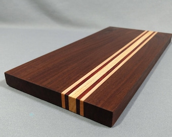 Cutting Board: Walnut, Hackberry, Maple, & Bloodwood
