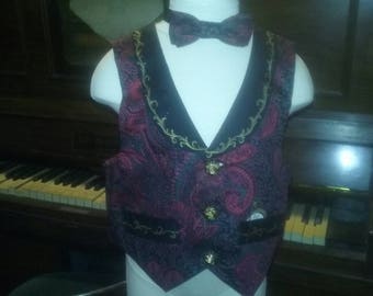 Start taking pictures. Grandma! Vest and Bow Tye