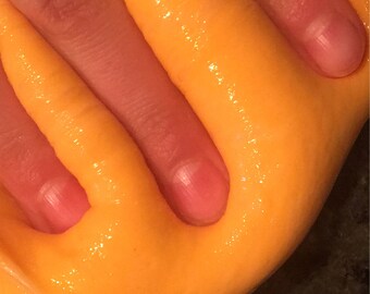 Peaches and cream 5oz glossy slime