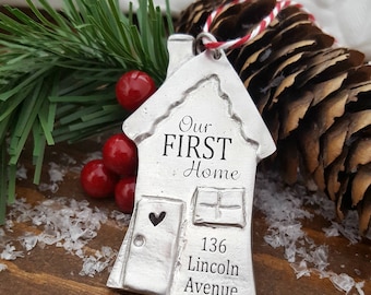 First Home Christmas Ornament | Our First Home Ornament | First Home Gift | Housewarming Gift | House Closing Gift | Christmas New House