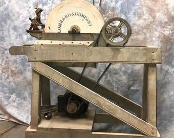 Lombard Genuine Nova Scotia Grinding Stone Sharpening Wheel Millstone Grinder