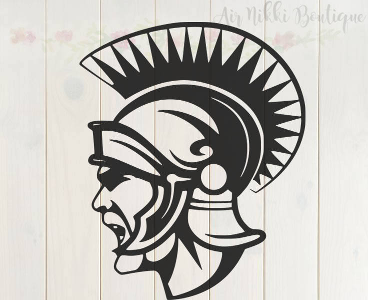 Download Warrior Trojan Greek Roman SVG PNG DXF files instant