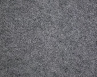 Heathered Gray Felt Fabric 72" Wide Per Yard
