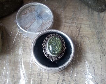 Adjustable green sequined chiseled (13)