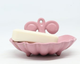 Vintage French Enamel Soap dish