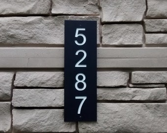 Address Numbers Sign, House Numbers Sign, Address Plaque, Numbers Plaque, Vertical Address Sign, FREE SHIPPING!