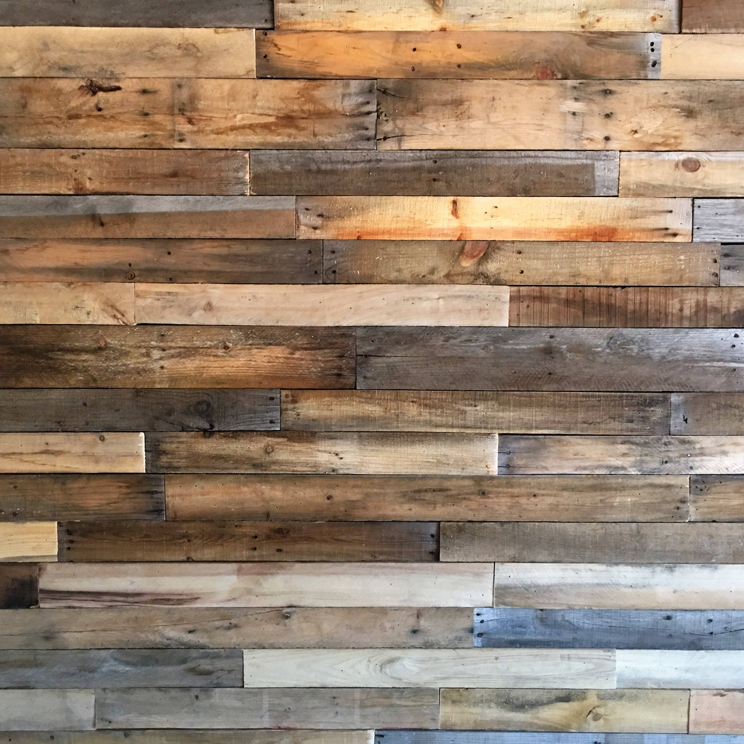 Reclaimed Pallet Boards 25 sq ft Sealed Dismantled Pallet