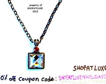 Acrylic Crystal Necklace - Artisan Handmade