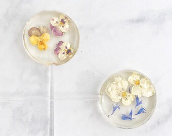 Spring Favor - Flower Lollipop - Candy Flowers - Spring Lollipop - Garden Lollipop - Flower Favor - Spring Flower - Favor lollipop