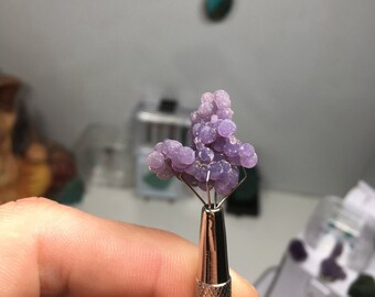 Purple chalcedony cluster GA39