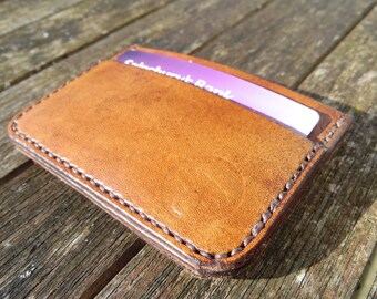 Microwallet. Slimline handmade leather wallet. minimalist. mens. womens