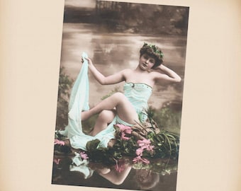 Bathing Beauty New 4x6 Vintage Postcard Image Photo Print BB31