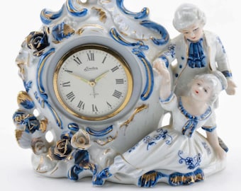 Linden Genuine Porcelain China Alarm Clock Made in Japan