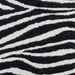 Navy Blue Zebra Upholstery Fabric Dark Blue and Ivory Modern