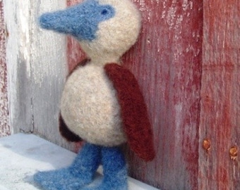 PATTERN PDF Crocheted and Felted Booby Bird Amigurumi Pattern