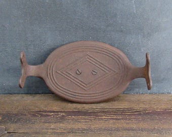 Antique Cast Iron Buggy, Sleigh or Carriage Step, Rusty Cast Iron Salvage, Farmhouse Decor