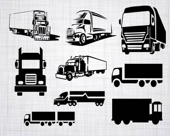 Truck SVG Bundle Truck SVG Truck Clipart Cut Files For