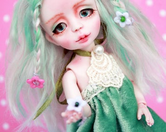 Resin BJD doll "Vesta", 2 FACES!!! 14 cm, bjd doll, girl, bjd