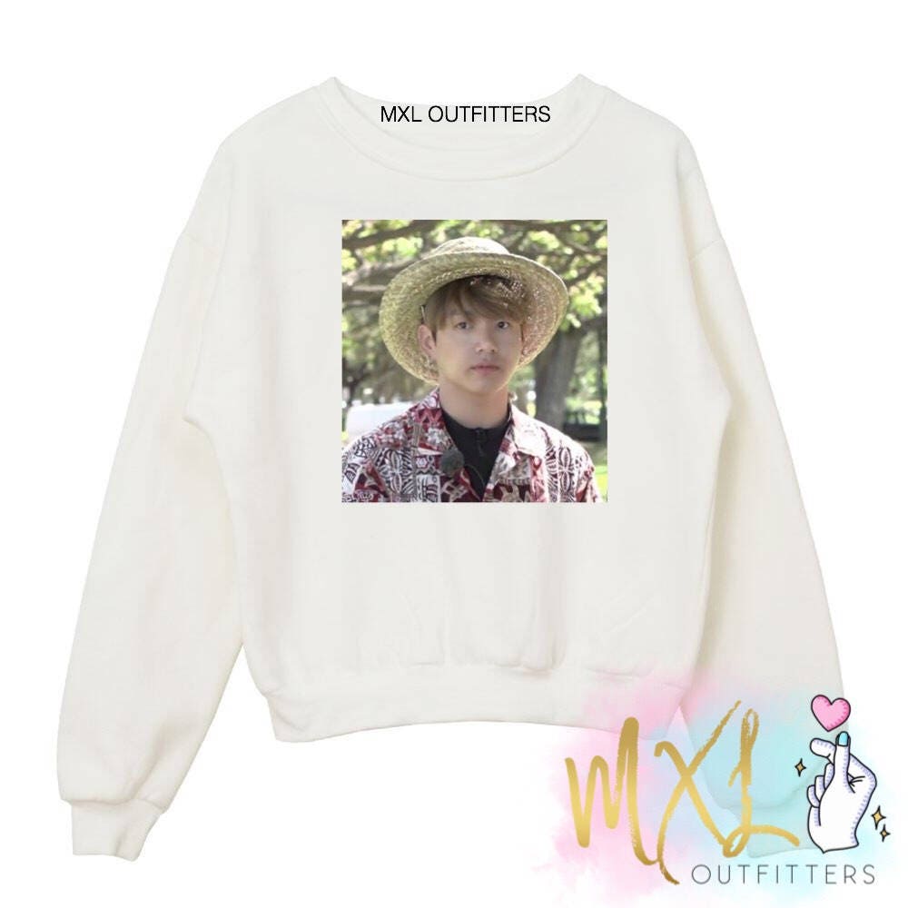 Hawaii Jungkook Meme BTS Crewneck Sweatshirt