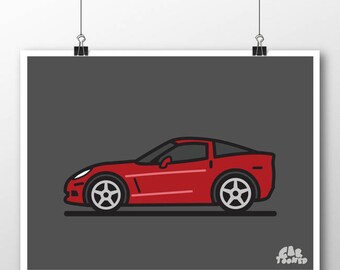 Toy C6 Corvette Poster