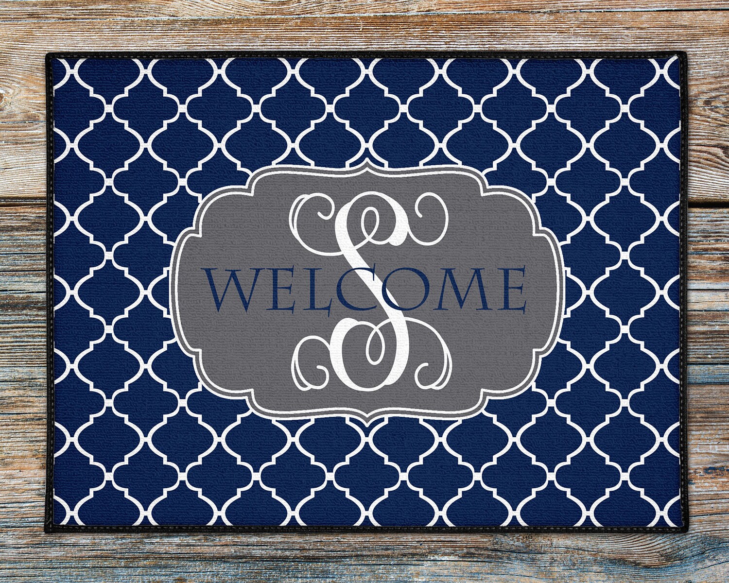 Personalized Door Mat, Custom Coir Doormat With Family Name