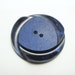 Extra Large Blue Button, Vintage casein button in royal blue colour, unused electric blue button