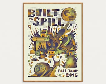 Built To Spill - Fall Tour 2015 Official Gig Poster - 18x24