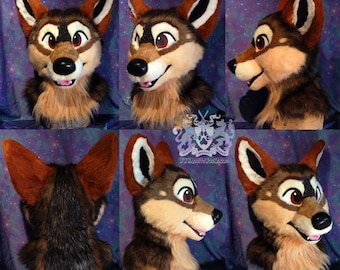 Artist-Designed Fursuit Head - Made to Order