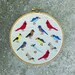 Mini Birds - Modern cross stitch pattern PDF - Instant download