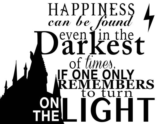 Harry Potter Dumbledore Quote Design for Silhouette Studio