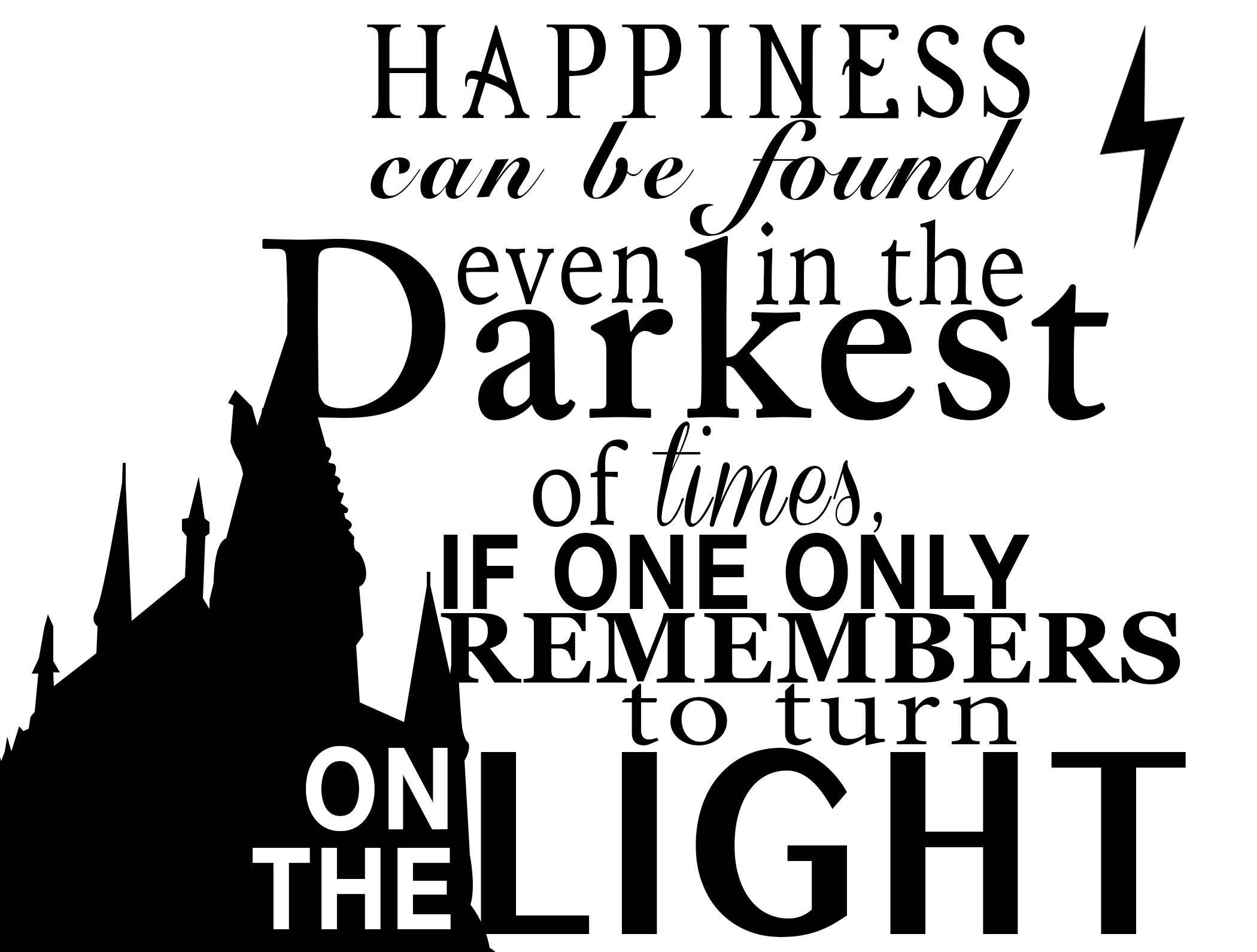 Harry Potter Dumbledore Quote Design for Silhouette Studio
