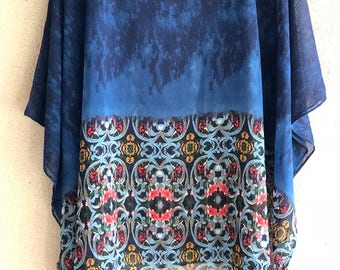 Deep Sea Poncho Top