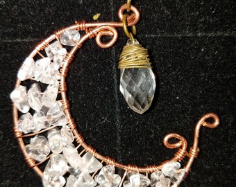 Quartz Moon Necklace