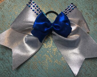 Gorgeous 2 tone cheerleading bow