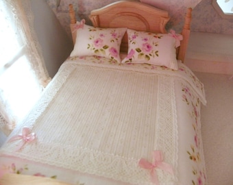 1/12 scale bed sheets,bed linen