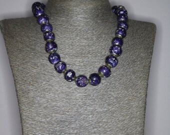 Tyre beads |Beaded Necklace | Rusty