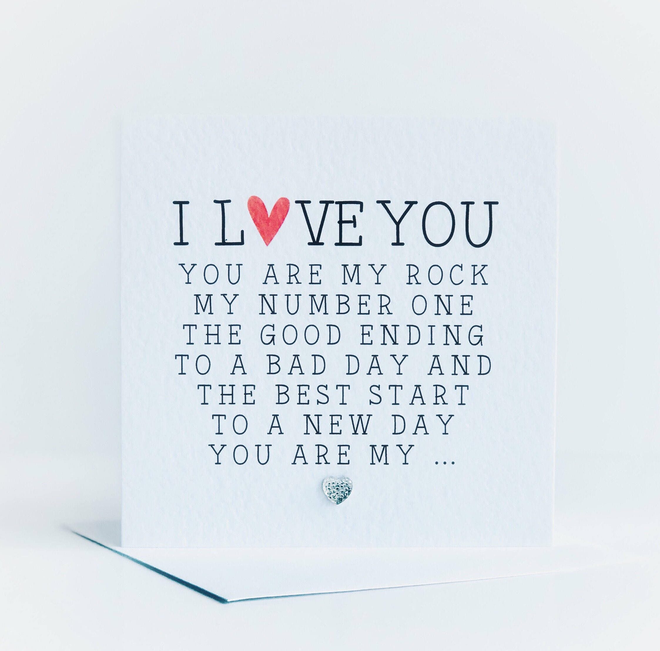 Best Of 80 Valentines Card You Are My Rock