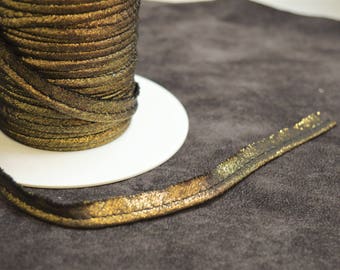 5 m 10mm gold lurex piping